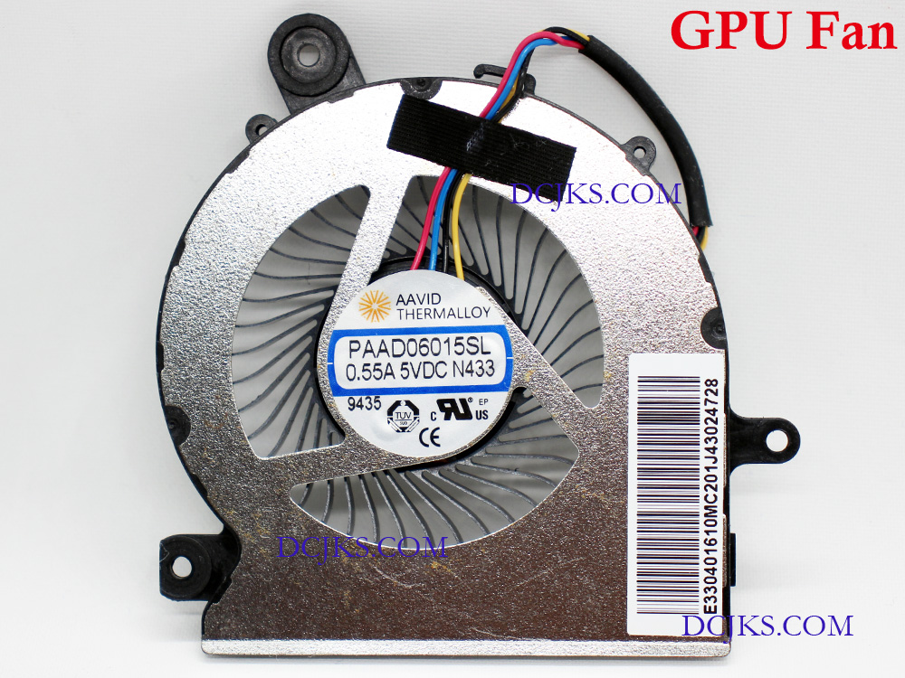 (image for) CPU GPU Fan for MSI GF65 Thin 9SD 9SE 9SEX 9SEXR 10SCSXR 10SD 10SDR 10SE 10SER 10UE Creator 15M A9SD A9SE A10SD A10SE MS-16W1 MS-16W2